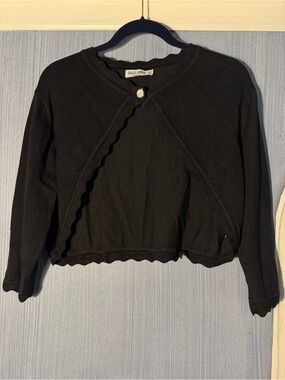Grace Karin Black Bolero Cardigan Size 2XL Like New